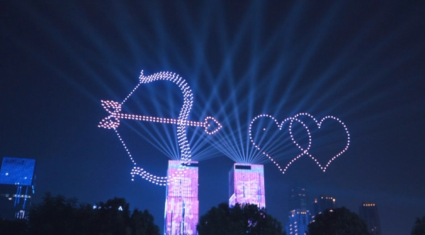 Outdoor Drones for Light Show